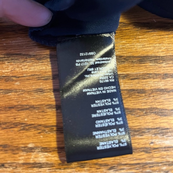 Urban Outfitters Woman's Navy Cowl Neck Slip Dress Sz XL - Picture 10 of 10